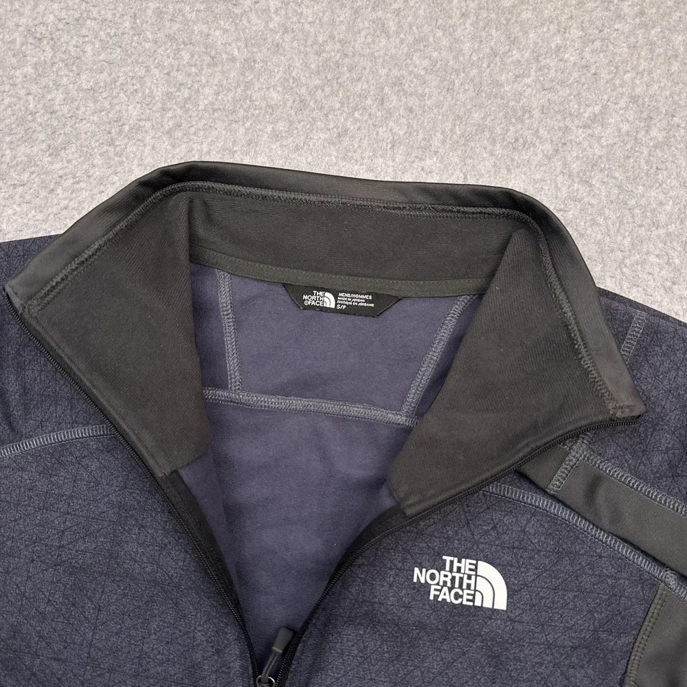 The North Face 1/4 Zip Pullover Mens Small Blue Performance Golf Hiking NF0A37JV